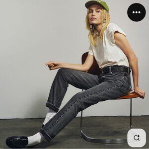 Levis straight leg no rip 501 button fly. New with no tags. Gray in color